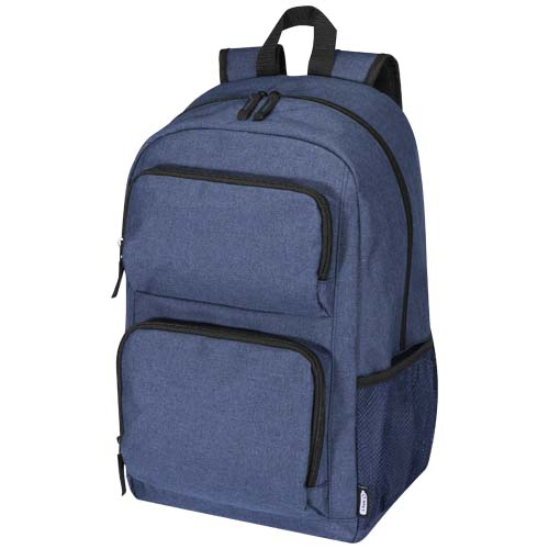 Sac à dos publicitaire pour ordinateur 15"6 - Graphite Deluxe Bleu cobalt
